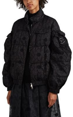 Akela Embroidered Down Puffer Coat