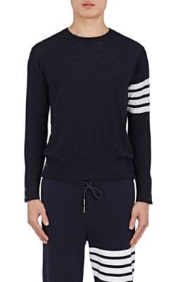 Block-Striped Wool Sweater 5