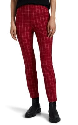 Simone Checked Crop Pants