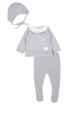 Infants' Cotton-Cashmere 3-Piece Set