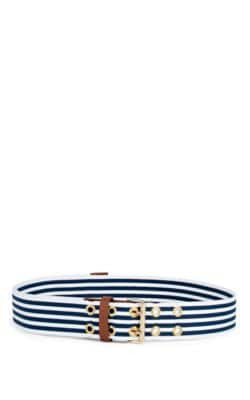 Striped Canvas Belt