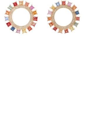 Glimmer Sun Stud Earrings 1