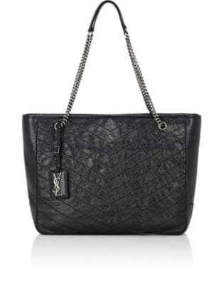 Niki Large Leather Shopping Bag 2