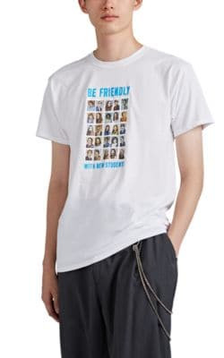 "Be Friendly" Cotton-Blend T-Shirt