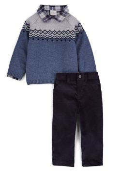 Infants' Wool & Cotton-Blend 3-Piece Set