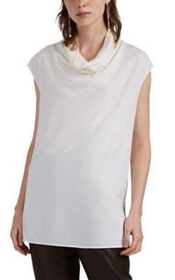 Leila Wool-Cashmere Cowlneck Sweater 1