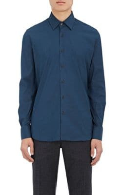 Cotton-Blend Poplin Shirt 1