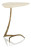 Shagreen & Brass Small Triangular Side Table