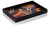 Circle-Pattern Wooden Rectangular Tray