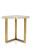 White Shell & Brass Octan Table
