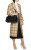 Convertible Checked Wool Coat