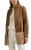 Shearling Peplum Coat