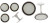 Sunburst Formal Cufflink & Stud Set