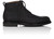 Pin Grained Leather Boots