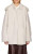 Reversible Striped-Snap-Side Shearling Coat