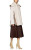 Reversible Striped-Snap-Side Shearling Coat