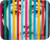 Face and Stripes Rectangular Tray