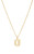 "A" Pendant Necklace