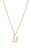 "A" Pendant Necklace