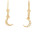 Mini Moon Hoop Earrings