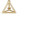 3D Triangle Earring
