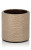 Lizard-Embossed Leather Pencil Cup