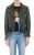 "Mock" Grained Leather Moto Jacket