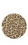 Leopard-Print Braided Round Placemat