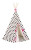 Cross-Pattern Cotton Play Tent