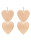 Large Heart Double-Drop Earrings