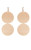 Large Circle Double-Drop Earrings 1