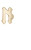 Gothic Initial Stud Earring