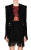 Fringed Tweed Collarless Jacket