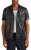 Leather Snap-Front Shirt