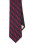Geometric-Pattern Silk Faille Necktie