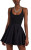 Patchwork Flare Minidress