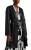 Leather Belted Wrap Coat