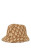 GG-Pattern Raffia Bucket Hat