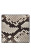 Python-Embossed Leather Coaster