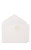 White Monogram Notecard