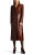 Python-Stamped Leather Coat