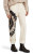 Shibori-Pattern Straight Jeans