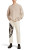 Shibori-Pattern Straight Jeans