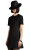 Metallic Flared Minidress