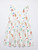 COLORFUL DOT DRESS WITH BEARS, BALLERINAS, PIGS, HERONS