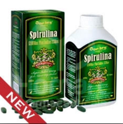 Top Life Spirulina 1200 mg Max Plus Iodine 25Max 365 Tablets Care