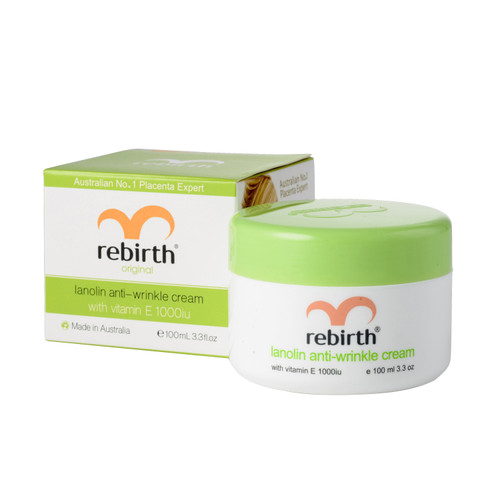 Rebirth Lanolin Anti-Wrinkle Cream with Vitamin E 1000IU / 100mL