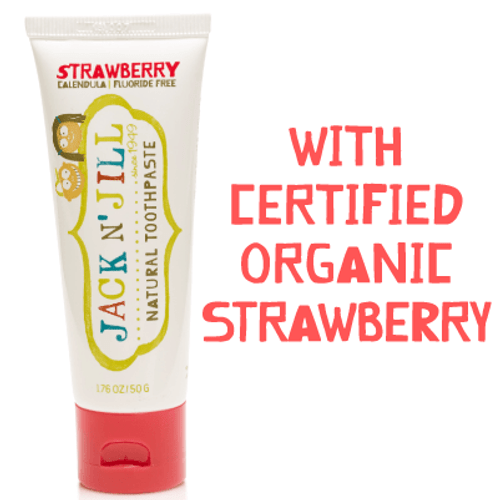 Jack N' Jill Natural Toothpaste 50g Strawberry Flavour