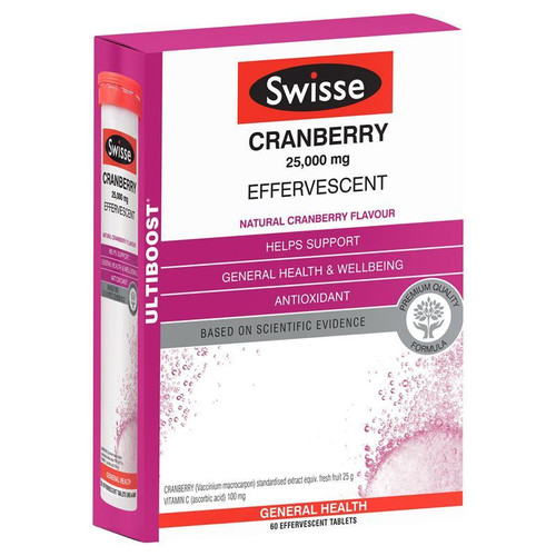 Swisse Ultiboost Cranberry Effervescent
