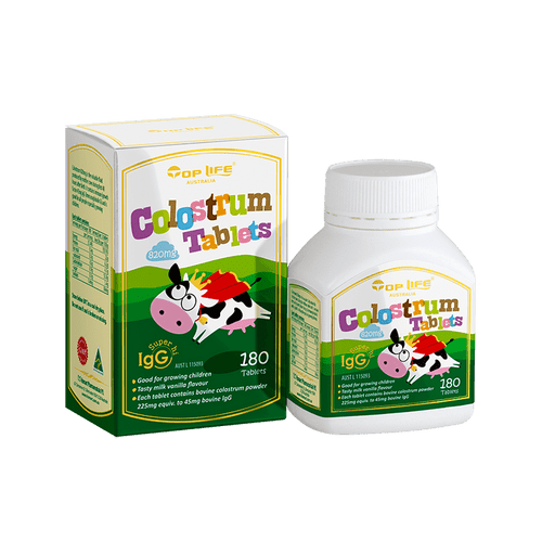 Top Life Kids Colostrum Tablets 820mg - 180 Tablets